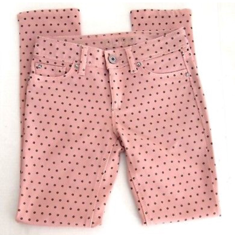 Dl1961 Jeans Polka Dot Bubble Angel Skinny Ankle